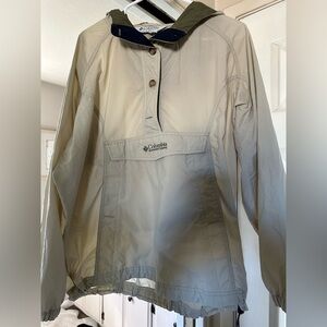 Columbia Light Tan Pullover Jacket